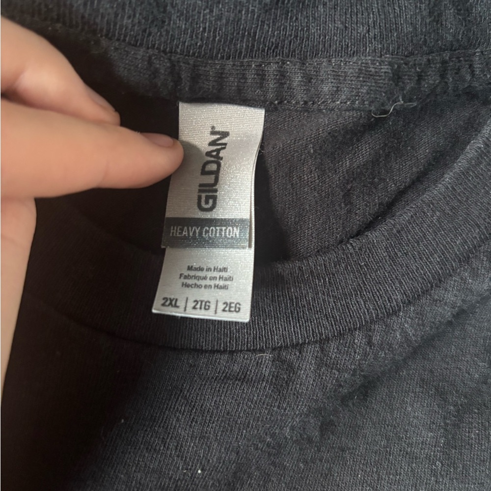 Gildan Black Heavy Cotton Tee